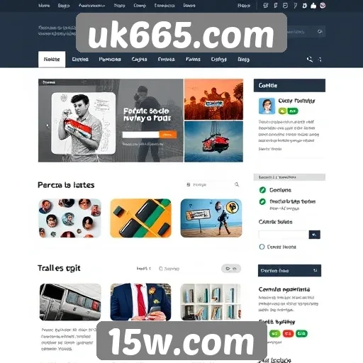 Análise da interface do usuário do site uk665.com